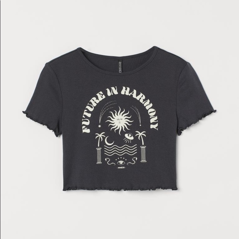 Future In Harmony Crop Top | H and M | Size Womens XS